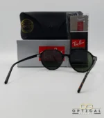 Lunettes de soleil Ray-Ban RB2195 Thalia monture écaille de tortue verres verts G-15 avec étui et boîte d'origine.