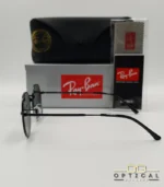 Lunettes de soleil Ray-Ban Jack RB3565 noires avec verres verts G-15, étui noir, boîte grise et livret de garantie chez Optical Gallery.